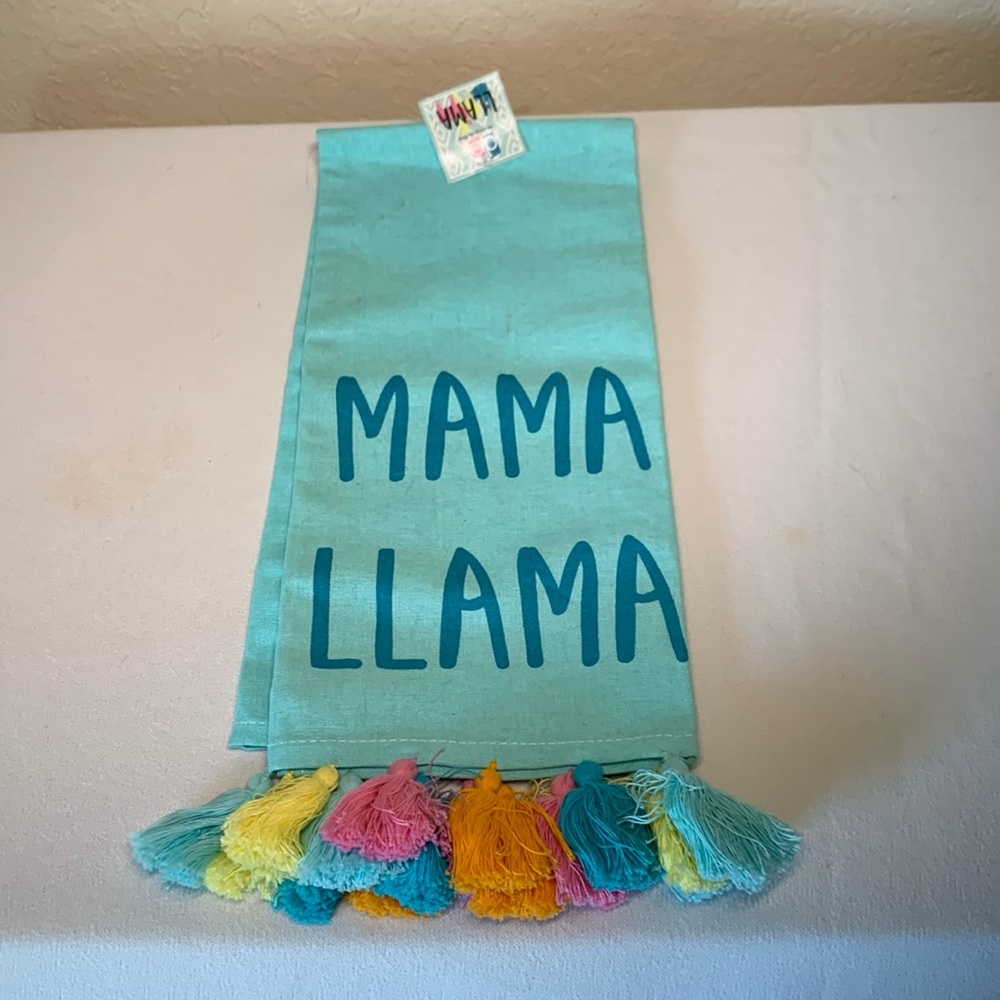 Llama hand towel - new!  For the llama lover!
